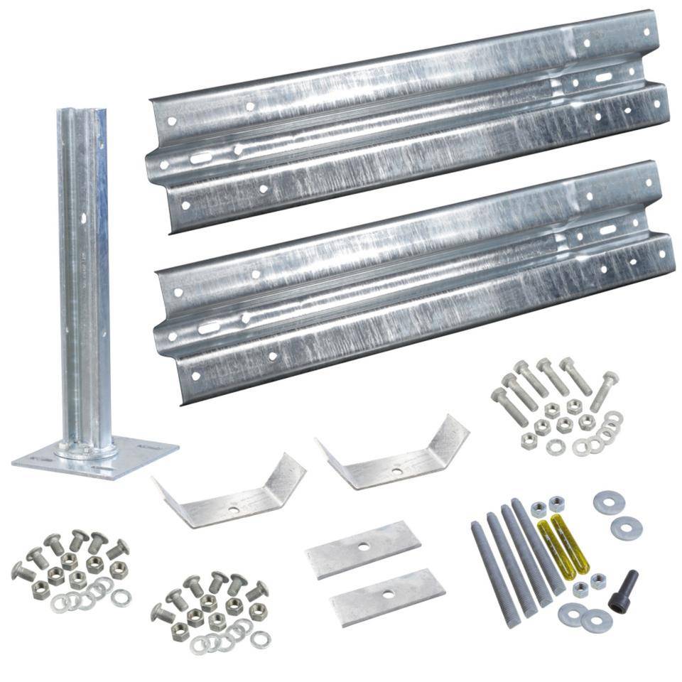 Ergänzungs-Set Sigma-Doppelplanken, zum Aufdübeln, Stahl, Baulänge 1,33m