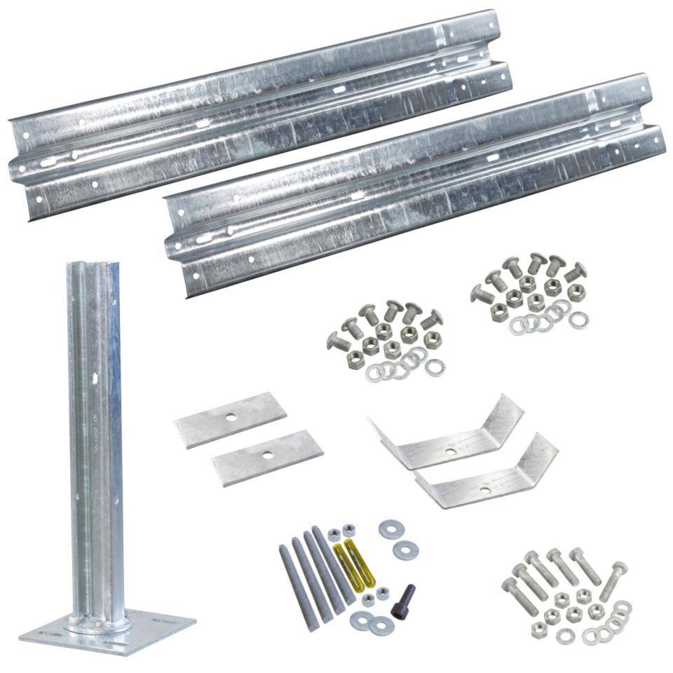 Ergänzungs-Set Sigma-Doppelplanken, zum Aufdübeln, Stahl, Baulänge 2m