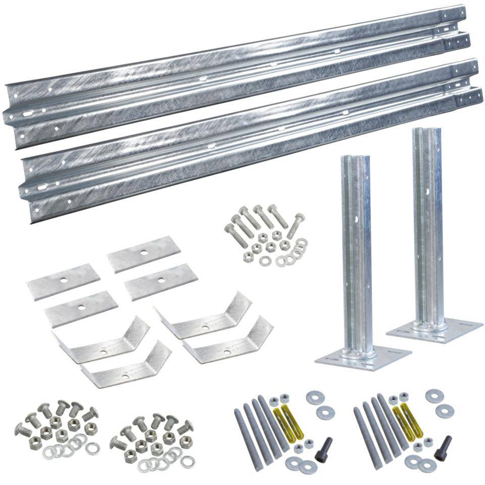 Ergänzungs-Set Sigma-Doppelplanken, zum Aufdübeln, Stahl, Baulänge 4m