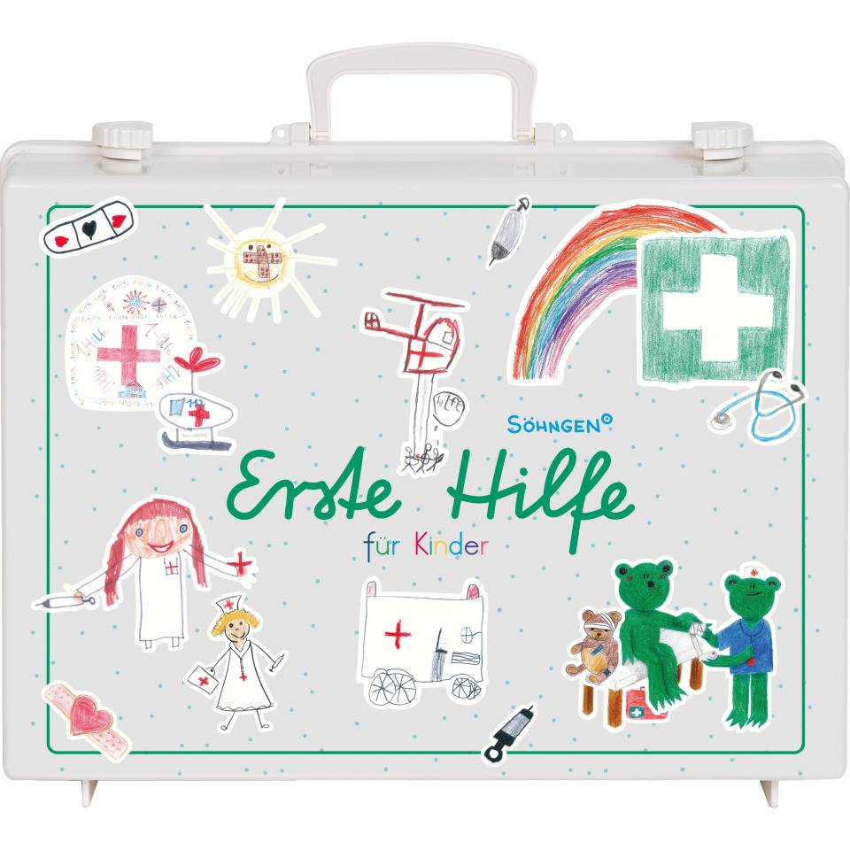 SÖHNGEN Erste-Hilfe-Koffer MT-CD Schule XS-XXL, weiß, 400x300x150mm