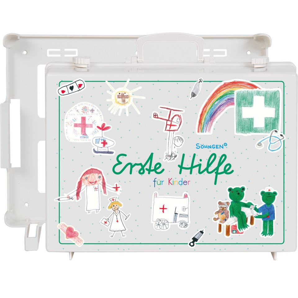 SÖHNGEN Erste-Hilfe-Koffer MT-CD Schule XS-XXL, weiß, 400x300x150mm