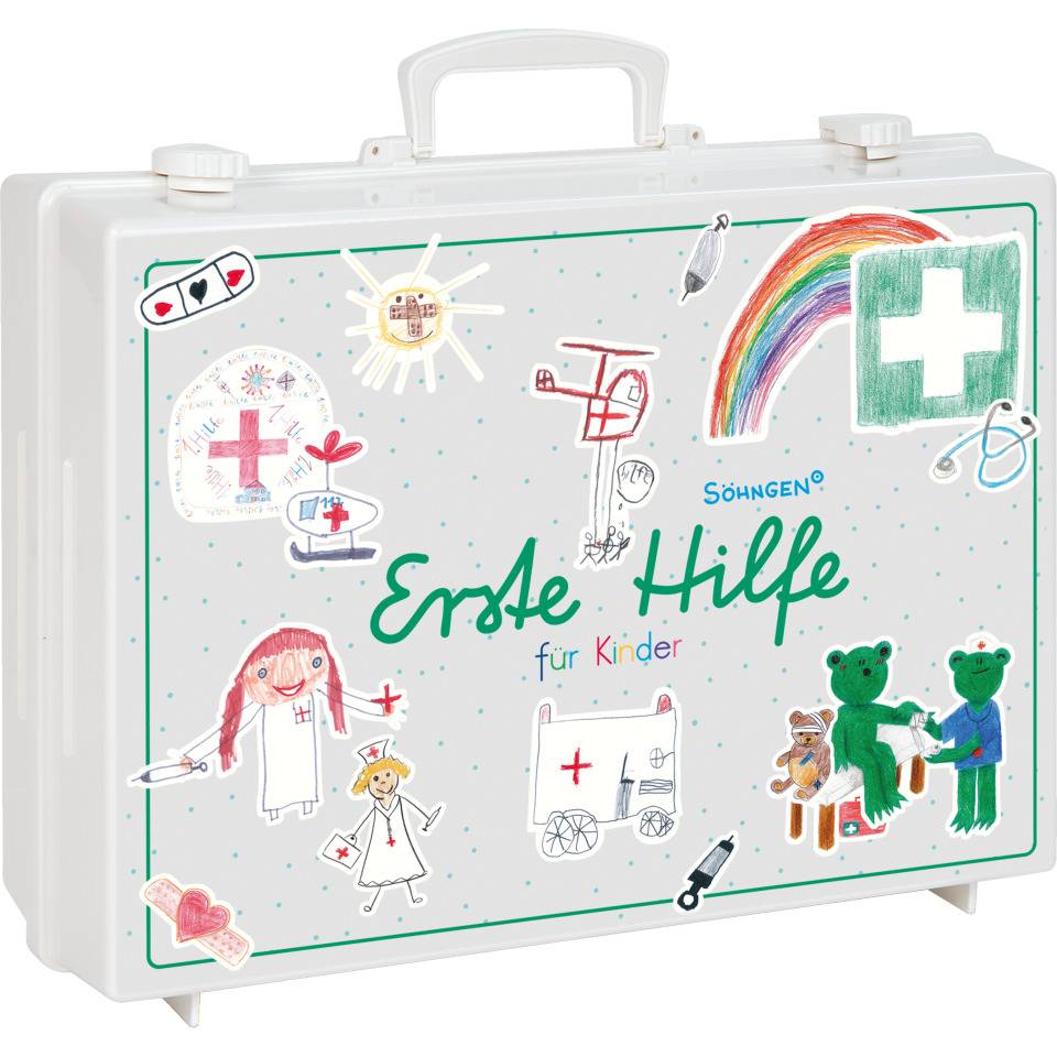 SÖHNGEN Erste-Hilfe-Koffer MT-CD Schule XS-XXL, weiß, 400x300x150mm