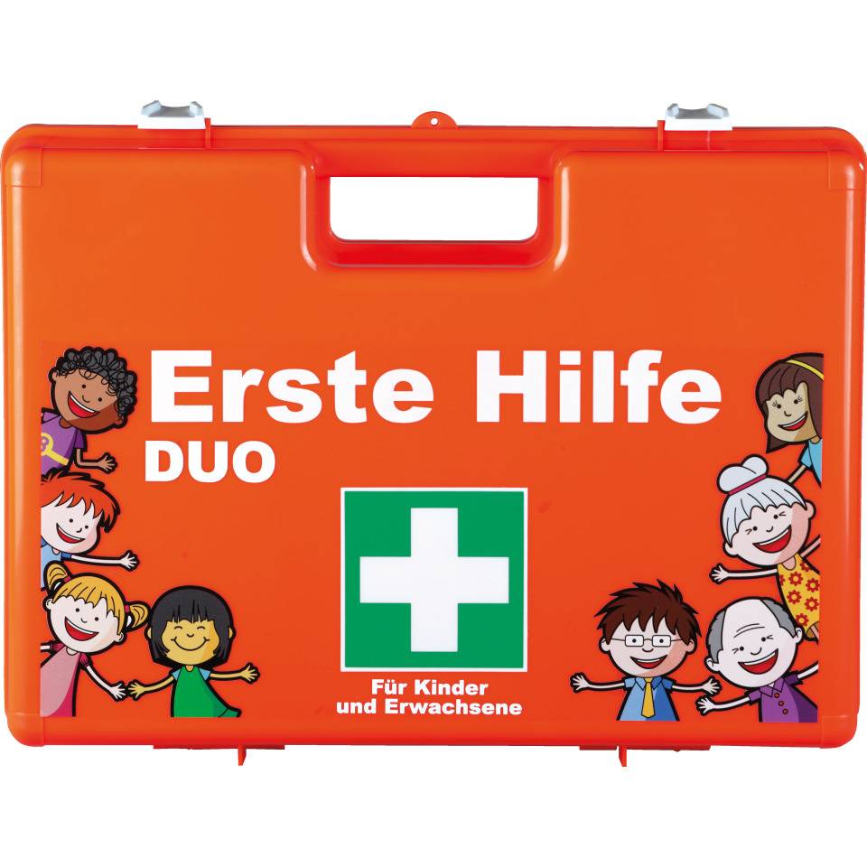 K.57 Erste-Hilfe-Koffer DUO für Kinder und Erwachsene, gemäß DIN 13157 u. Zusatzm.