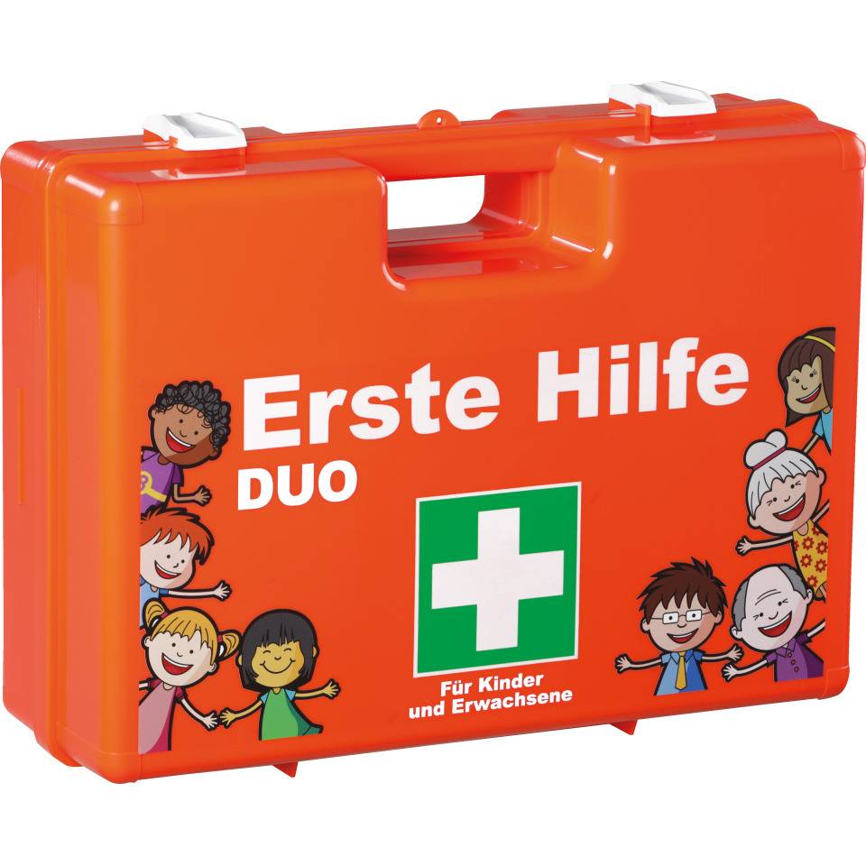 K.57 Erste-Hilfe-Koffer DUO für Kinder und Erwachsene, gemäß DIN 13157 u. Zusatzm.