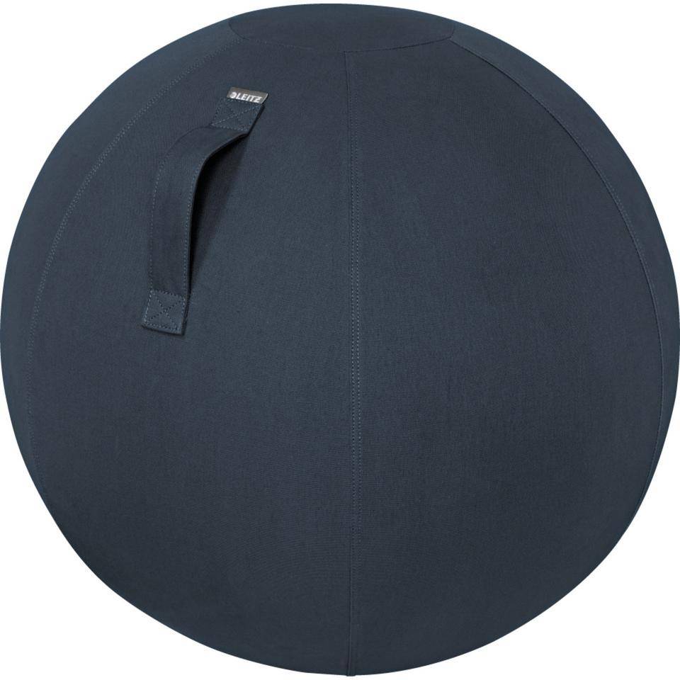 LEITZ Sitzball Ergo Cosy Active, mit stabilem Tragegriff, grau, Ø 65cm