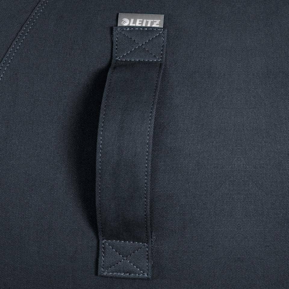 LEITZ Sitzball Ergo Cosy Active, mit stabilem Tragegriff, grau, Ø 65cm