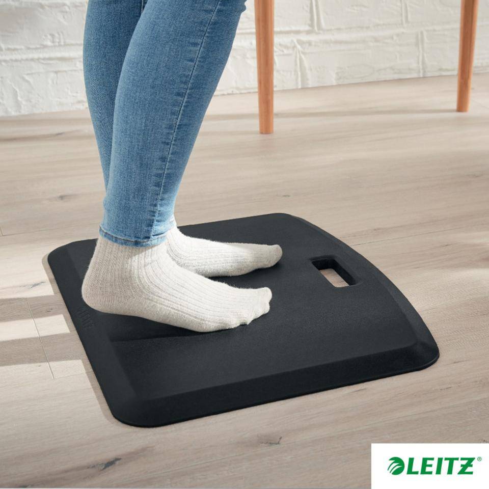 LEITZ Anti-Ermüdungsmatte Ergo Cosy, samtgrau, Schaumstoff, 45,7x56cm