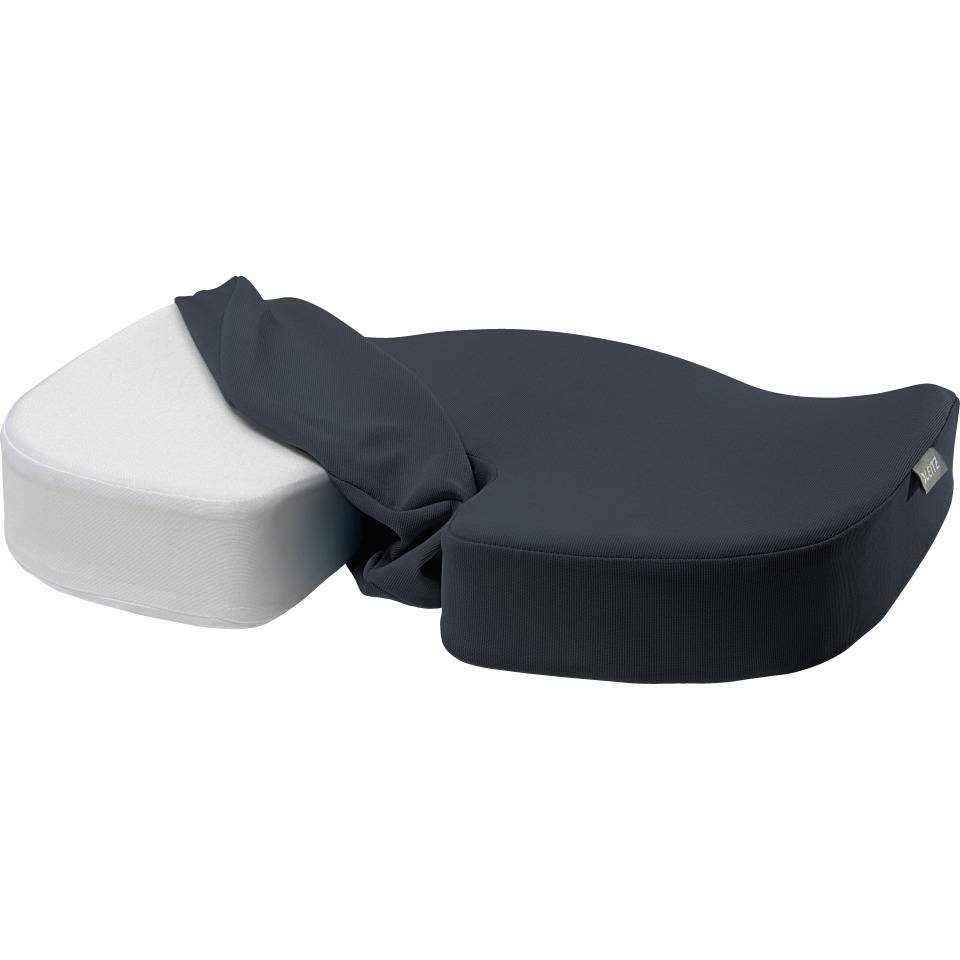 LEITZ Ergo Cosy Sitzkissen, ergonomisch geformt, grau