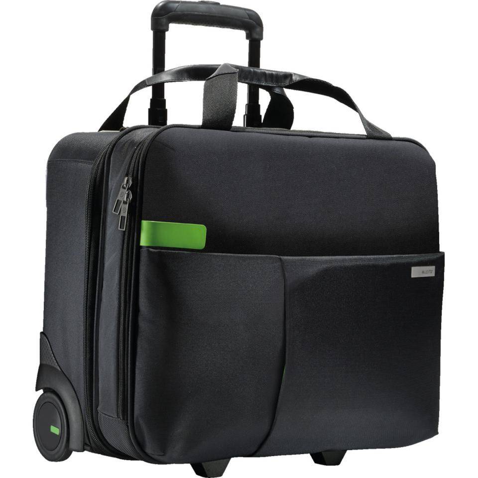 LEITZ Complete Handgepäck Trolley Smart Traveller, schwarz, 25 l, 440x375x230mm