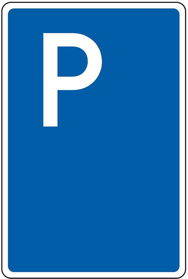 Parkplatzschild, Nr.315 ohne Zusatztext, Aluminium RA0, reflektierend, 600x900mm