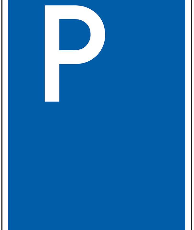 Parkplatzschild, Nr.315 ohne Zusatztext, Aluminium RA0, reflektierend, 600x900mm