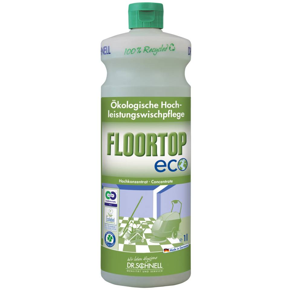 DR. SCHNELL FLOORTOP ECO, ökologische Hochleistungswischpflege, 1 l/Flasche