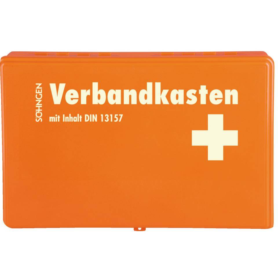 SÖHNGEN® Verbandkasten Kiel, mit PERMALIGHT Beschriftung, orange,Kunststoff