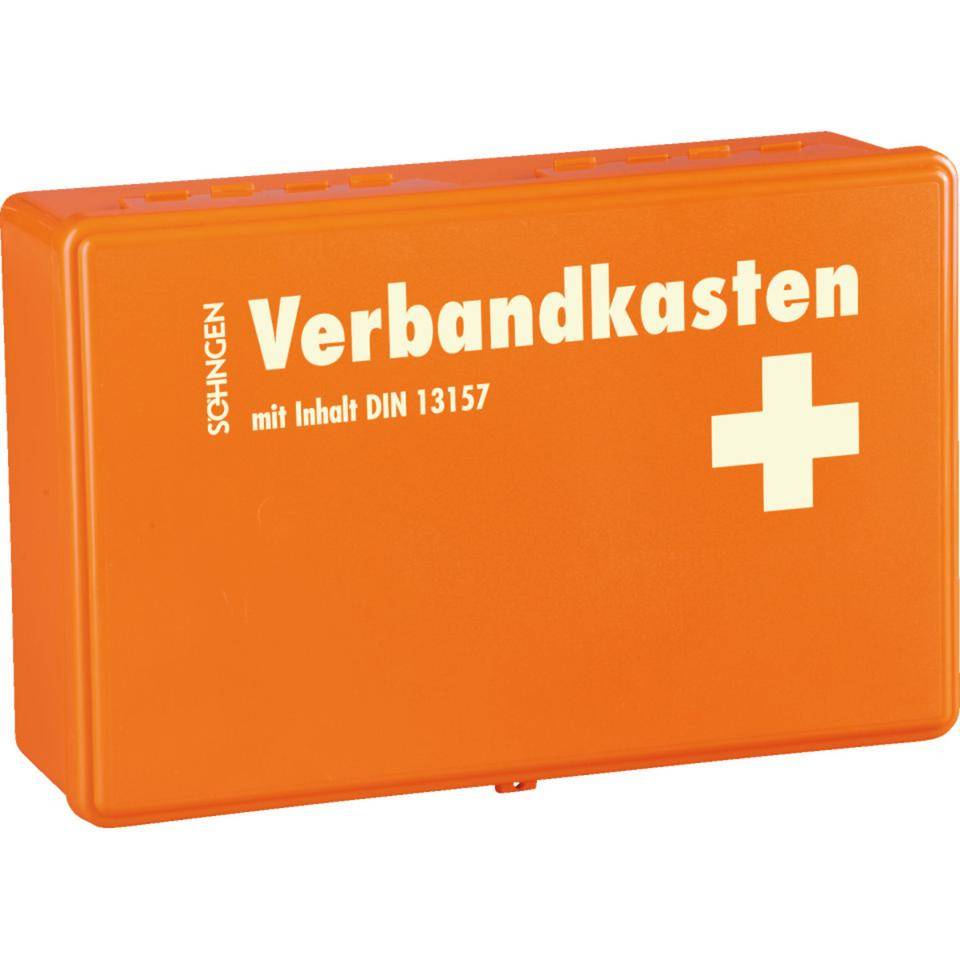 SÖHNGEN® Verbandkasten Kiel, mit PERMALIGHT Beschriftung, orange,Kunststoff