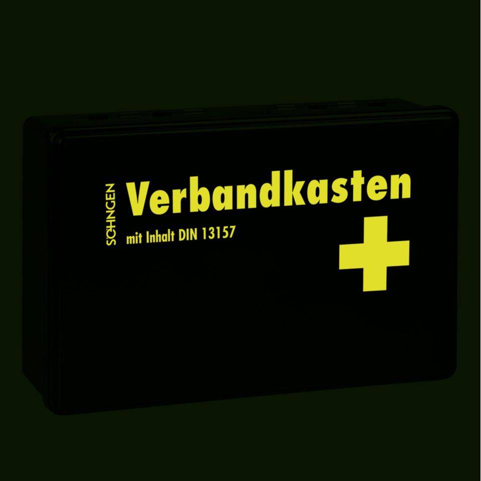 SÖHNGEN® Verbandkasten Kiel, mit PERMALIGHT Beschriftung, schwarz, Kunststoff