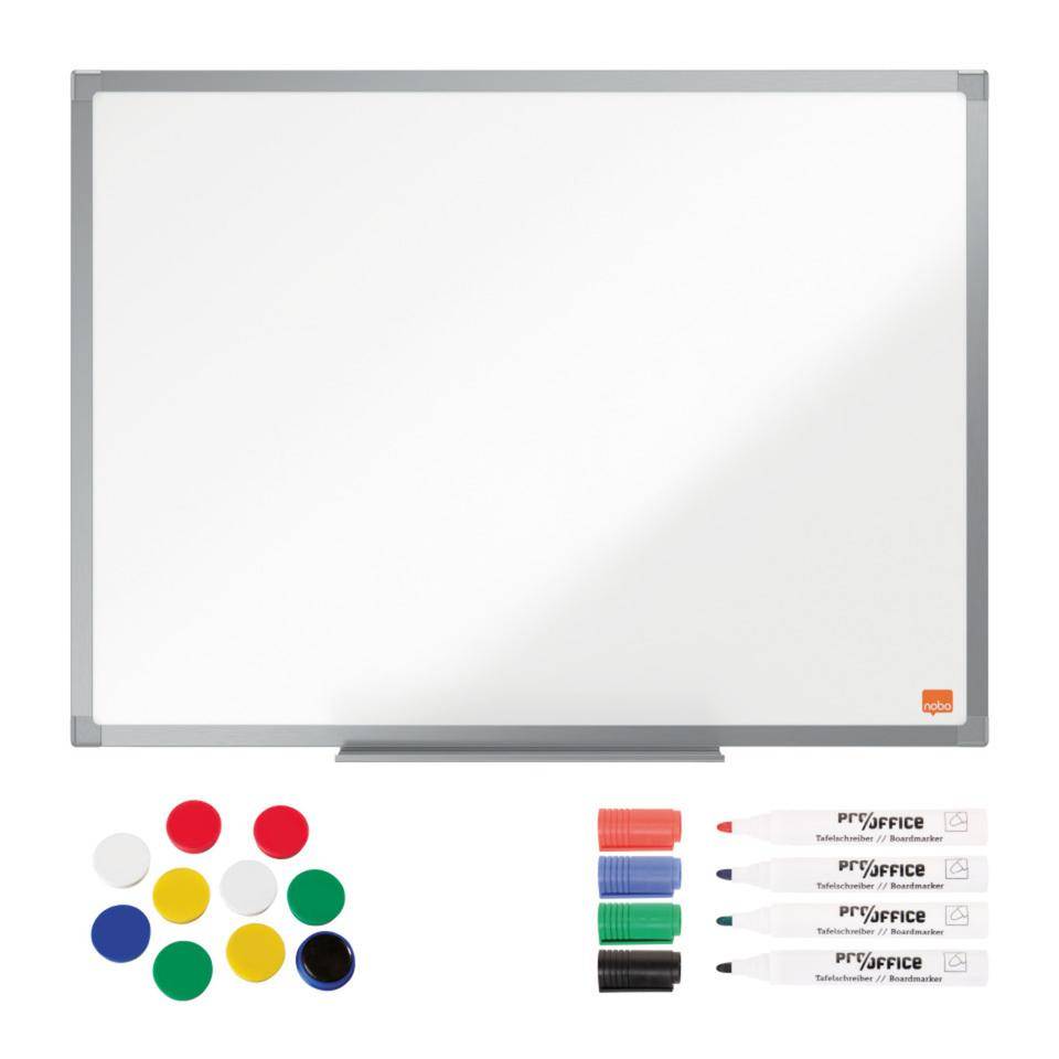 Vorteilsset Whiteboard 1500x1000mm, mit 4 Markern und 10 Magneten