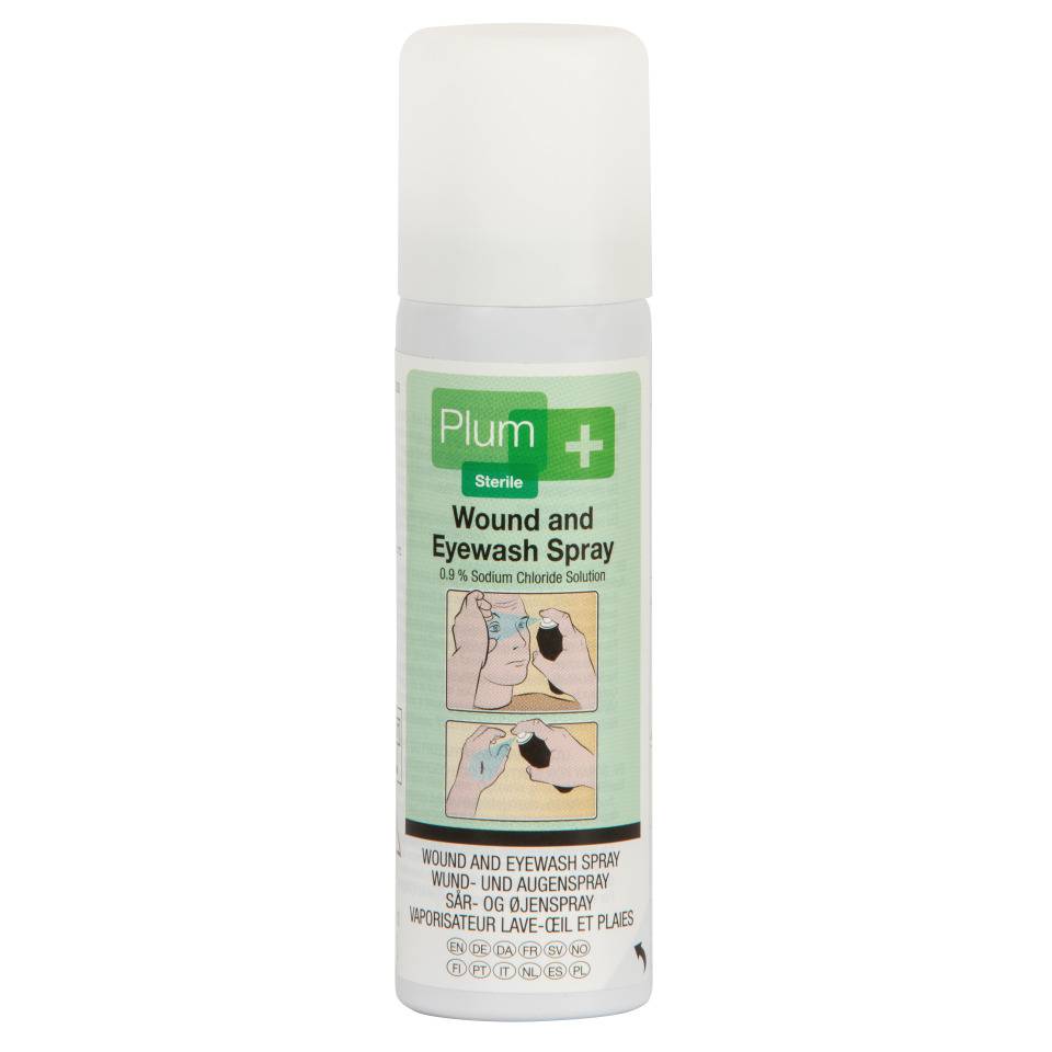 Plum Wund- und Augenspray, schnelle Erste Hilfe für Haut und Augen, 50ml/Dose