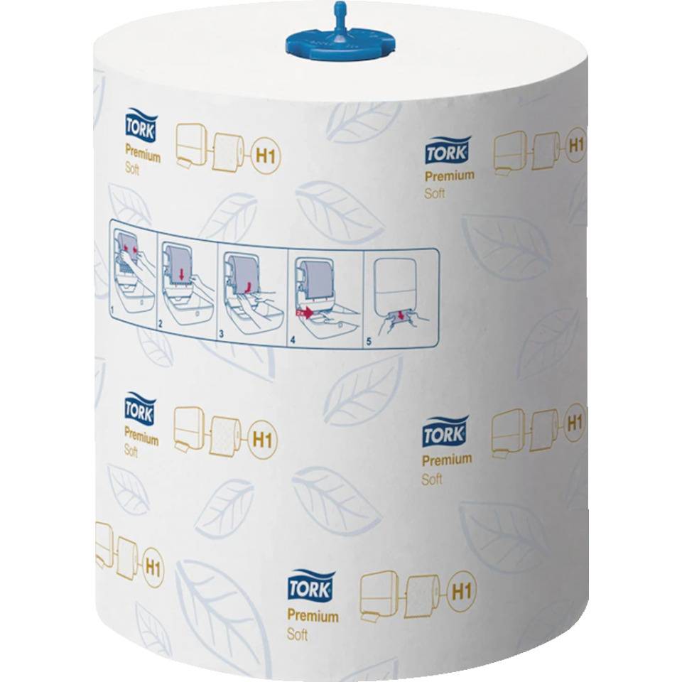 TORK Matic® Handtuchrollen Premium H1, 2-lagig, weiß, Papier, 6 Rollen/VE