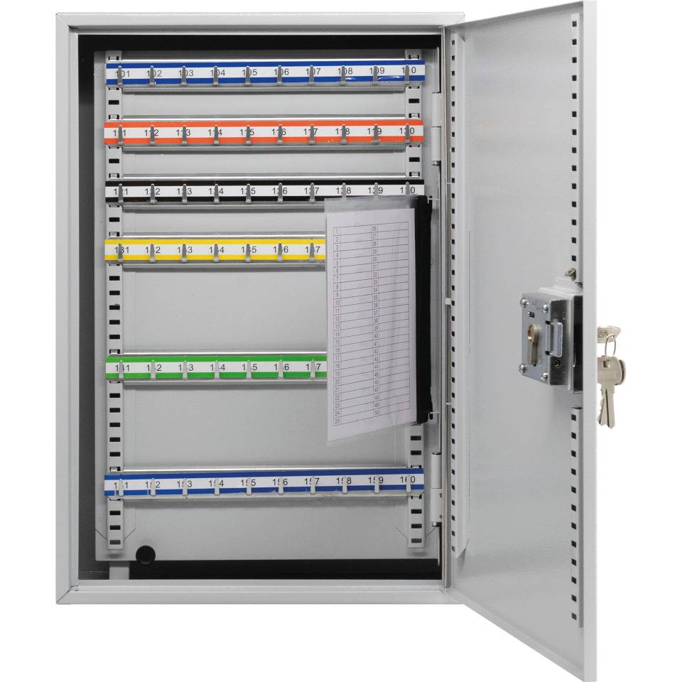BURG WÄCHTER Schlüsselschrank Serie 6850, mit 150 Haken, 380x500x140mm
