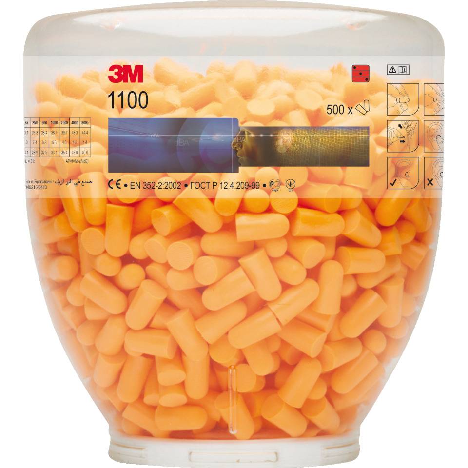 3M™ E-A-R™ Dispenser 1100, f.Gehörschutzspender OneTouchPro™, Kat.III, 500 Paar/VE