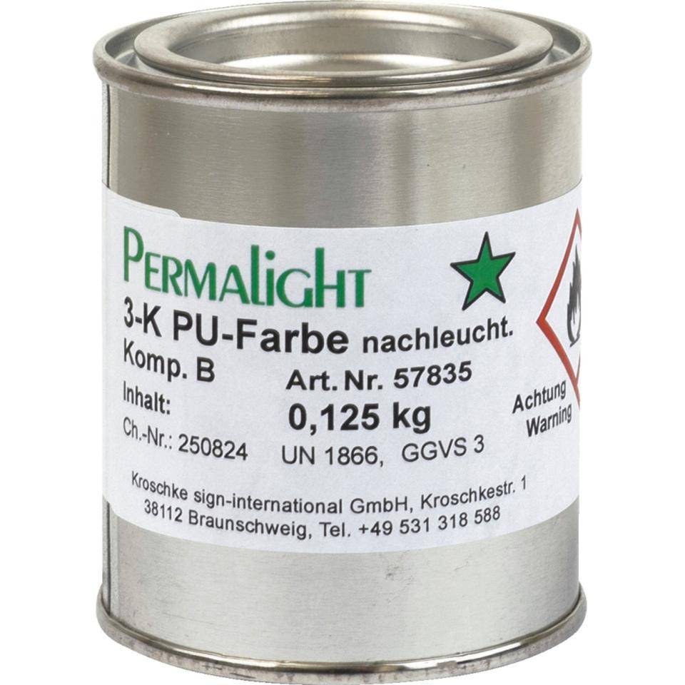 PERMALIGHT® power langnachleuchtend 3-Komponenten-Polyurethan-Farbe, Bodenmarkierungen, 1kg/Gebinde