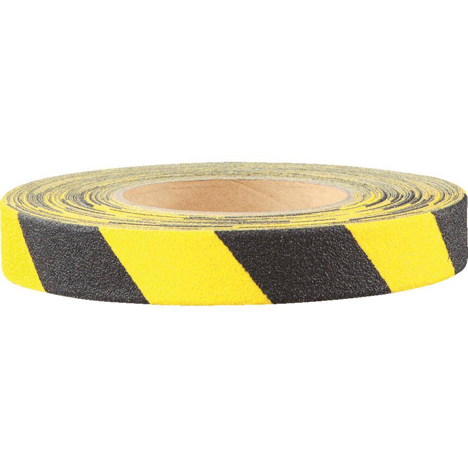K.57 Antirutschbelag für strukturierte Flächen,R13,schwarz/gelb,25mm,18,3m/Rolle