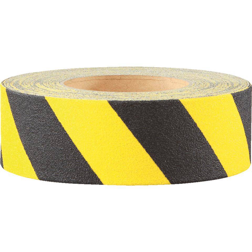K.57 Antirutschbelag für strukturierte Flächen,R13,schwarz/gelb,50mm,18,3m/Rolle