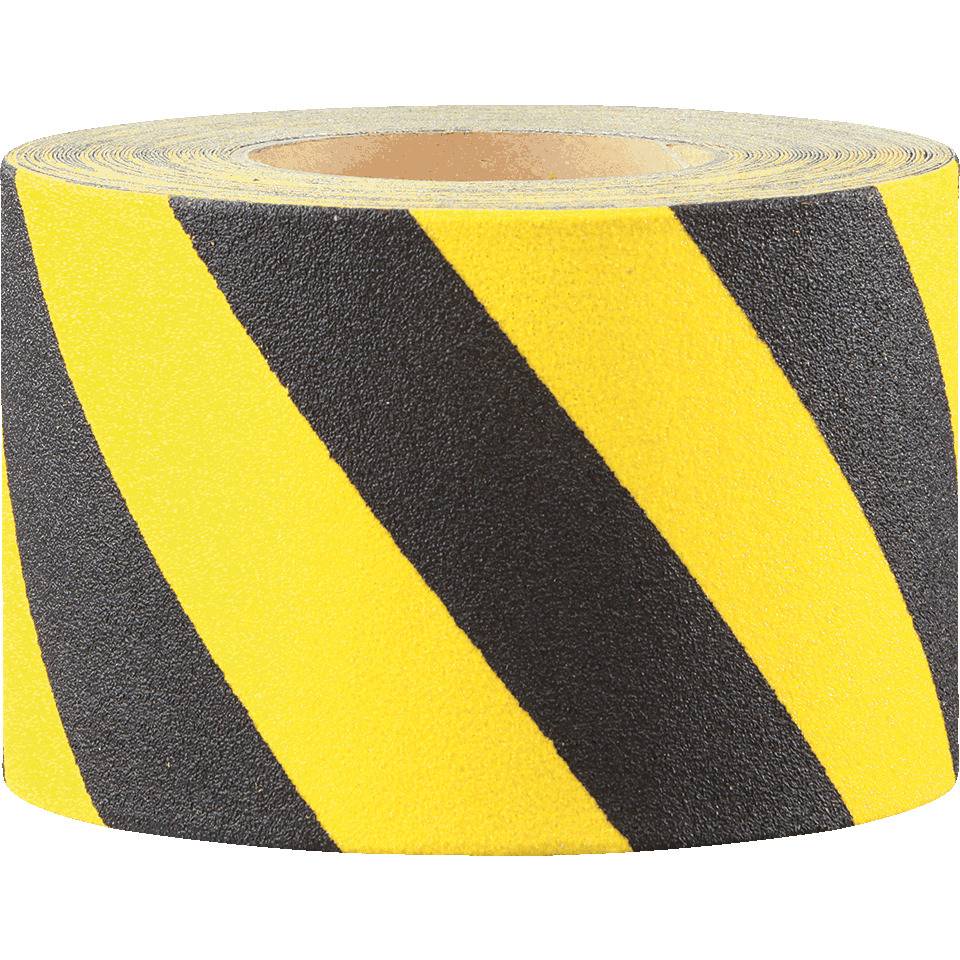 K.57 Antirutschbelag für strukturierte Flächen,R13,schwarz/gelb,100mm,18,3m/Rolle