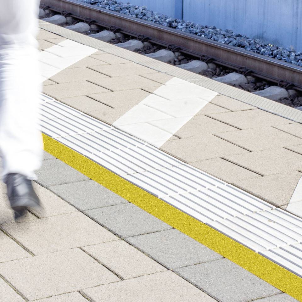 K.57 Antirutschbelag Public, Rutschhemmung R13, gelb, 100mm, 18,3m/Rolle