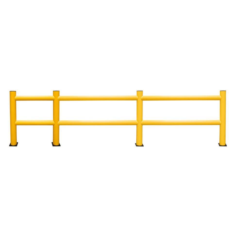 K.57 Geländerset LIGHT 5 Meter, 2 Anfang-, End-u.Mittelpfosten, 4x 2m, 2x 1m Planken, Befestigungsmaterial