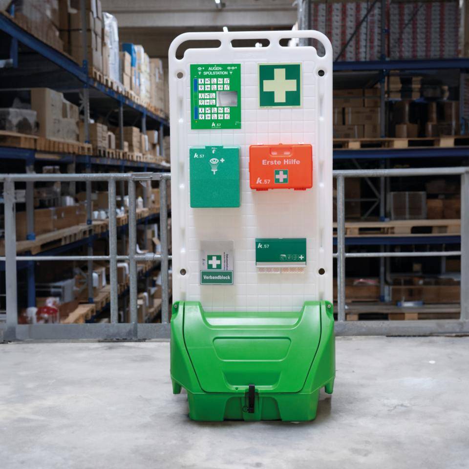 K.57 Erste-Hilfe-Station FlexSafe mit Augen-Notfallstation
