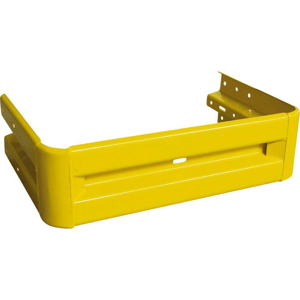 U - Stück Profil B, für Pfeiler, gelb, Stahl feuerverzinkt, 950x315x650mm