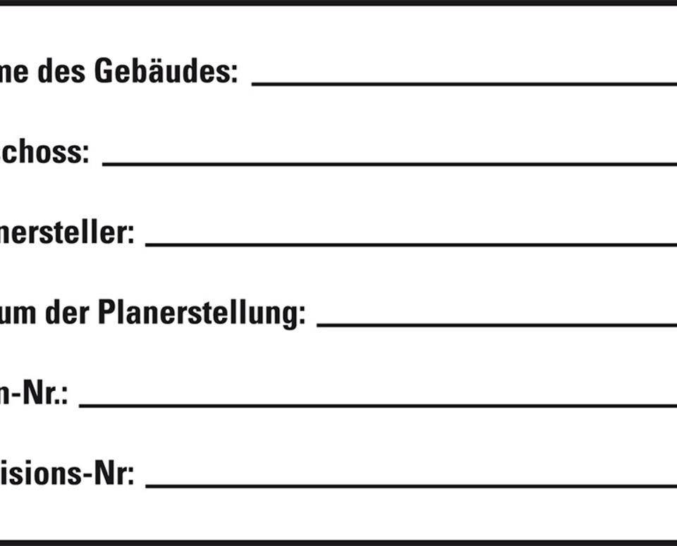 Aufkleber mit sonstigen Informationen, transparent, Folie, selbstklebend, 70x50mm