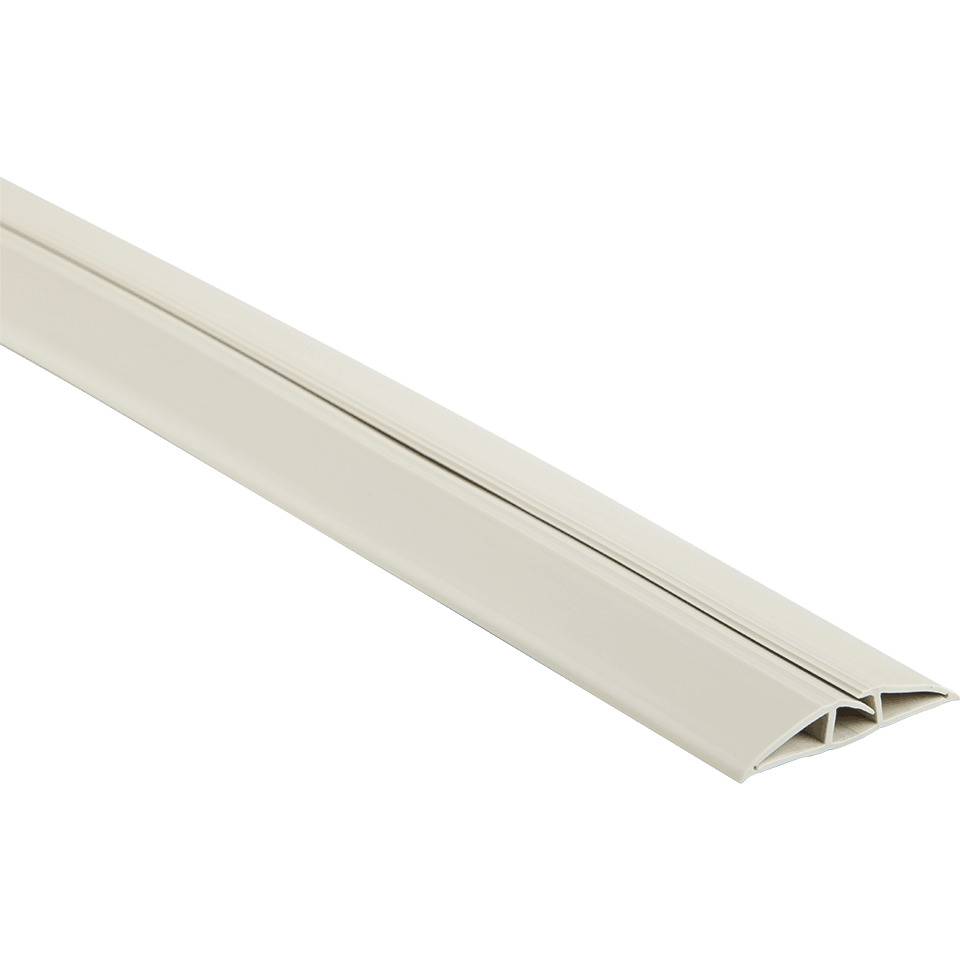 Kabelbrücke Toploader 1,5m, schnelle Verlegung von Kabeln, grau, 12x62mm, 1,5 Meter