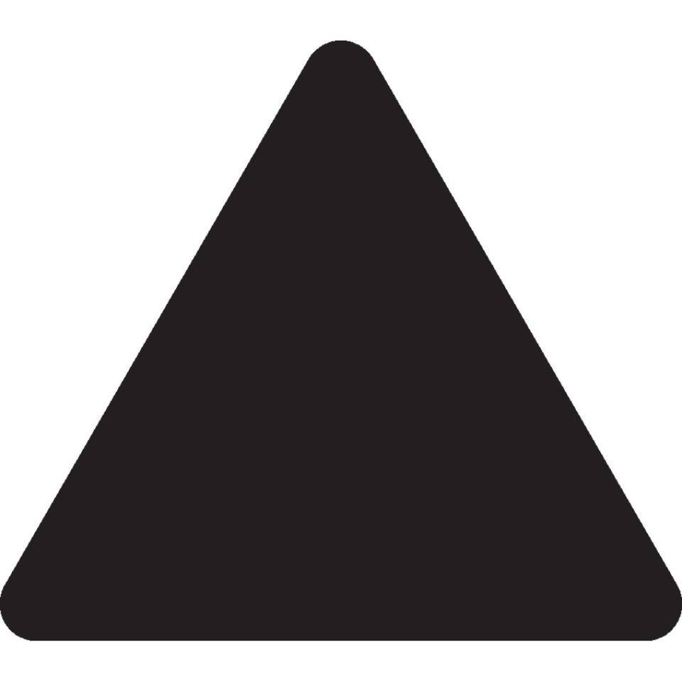 Thermo-Warnschild Warnung vor heißer Oberfläche, Polyesterfolie,SL100mm, ASR A1.3, DIN EN ISO 7010 W017