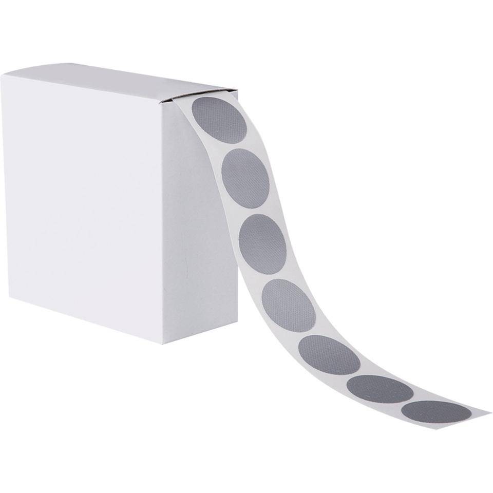 Ronden im Spenderkarton, silber, Gewebefolie, Ø 30mm, 300/Rolle