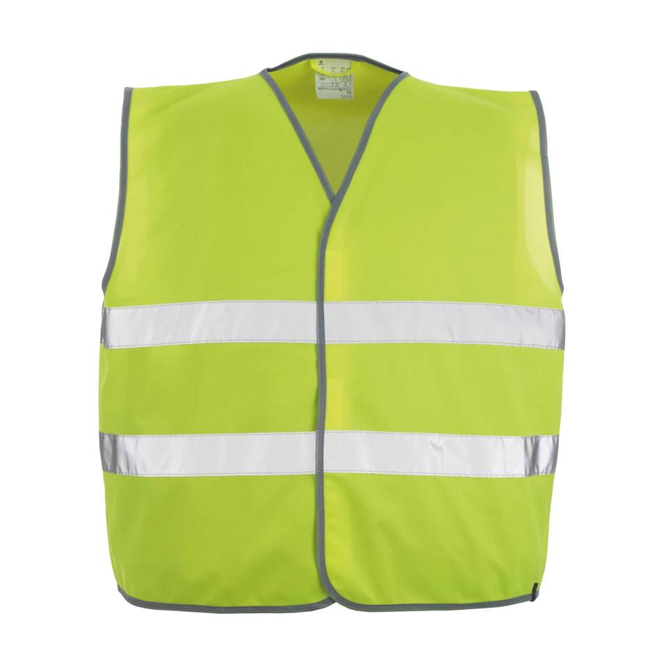 MASCOT Warnweste Weyburn, EN ISO 20471 Kl.2, leuchtgelb, Polyester, Größe XS/S