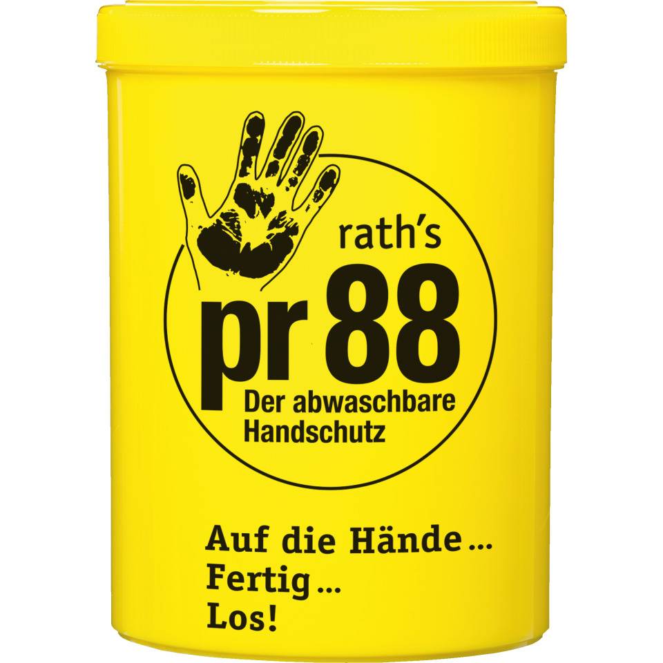 rath´s Hautschutzcreme pr88, zur Hautreinigung, silikonfrei, 1000ml/Dose