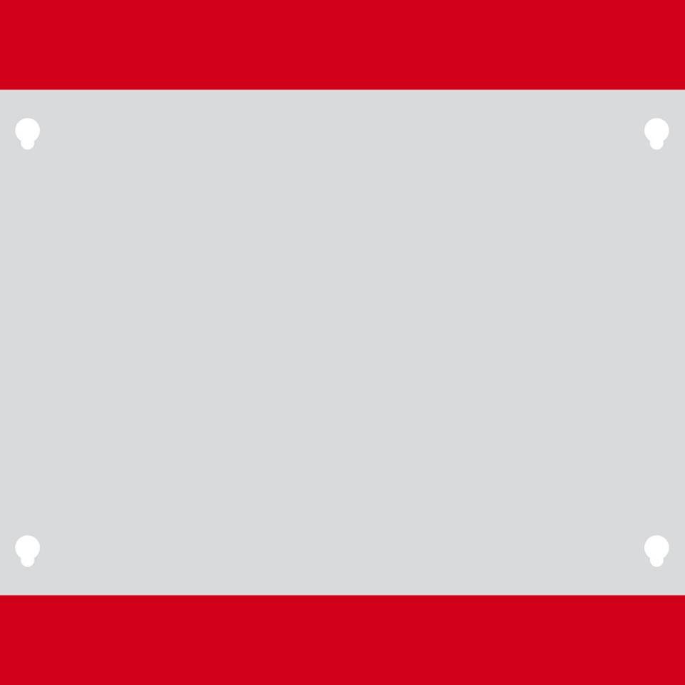 K.57 Selbstklebende Boden-Beschriftungstasche,geschl.,rot,PVC,290x323mm,10/VE