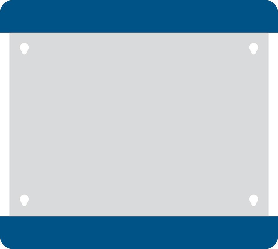 K.57 Selbstklebende Boden-Beschriftungstasche,geschl.,blau,PVC,290x323mm,10/VE