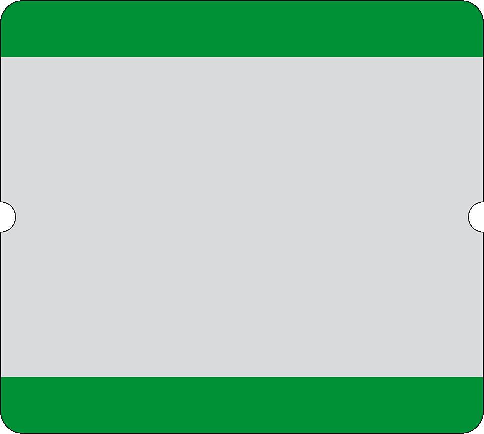 K.57 Selbstklebende Boden-Beschriftungstasche,offen,grün,PVC,290x323mm,10/VE