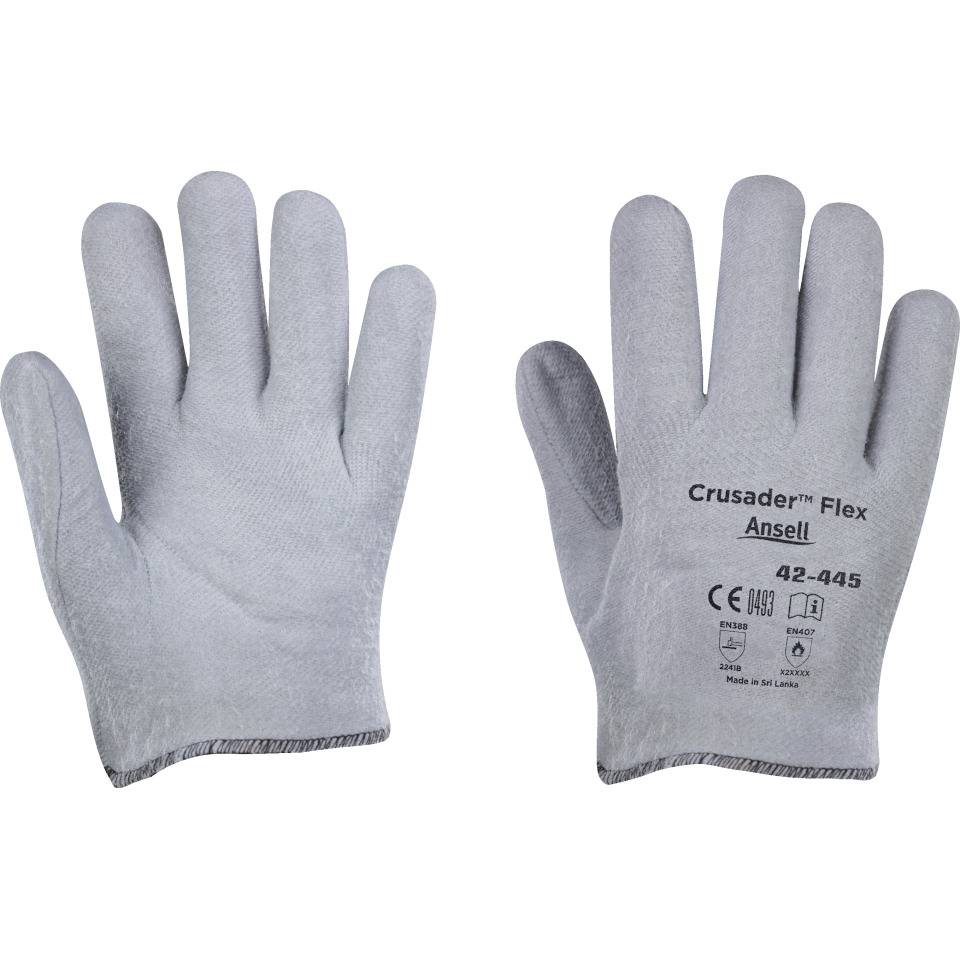 Ansell ActivArmr® Hitzeschutzhandschuh 42-445, Kat.III, grau, 240mm, Größe 10