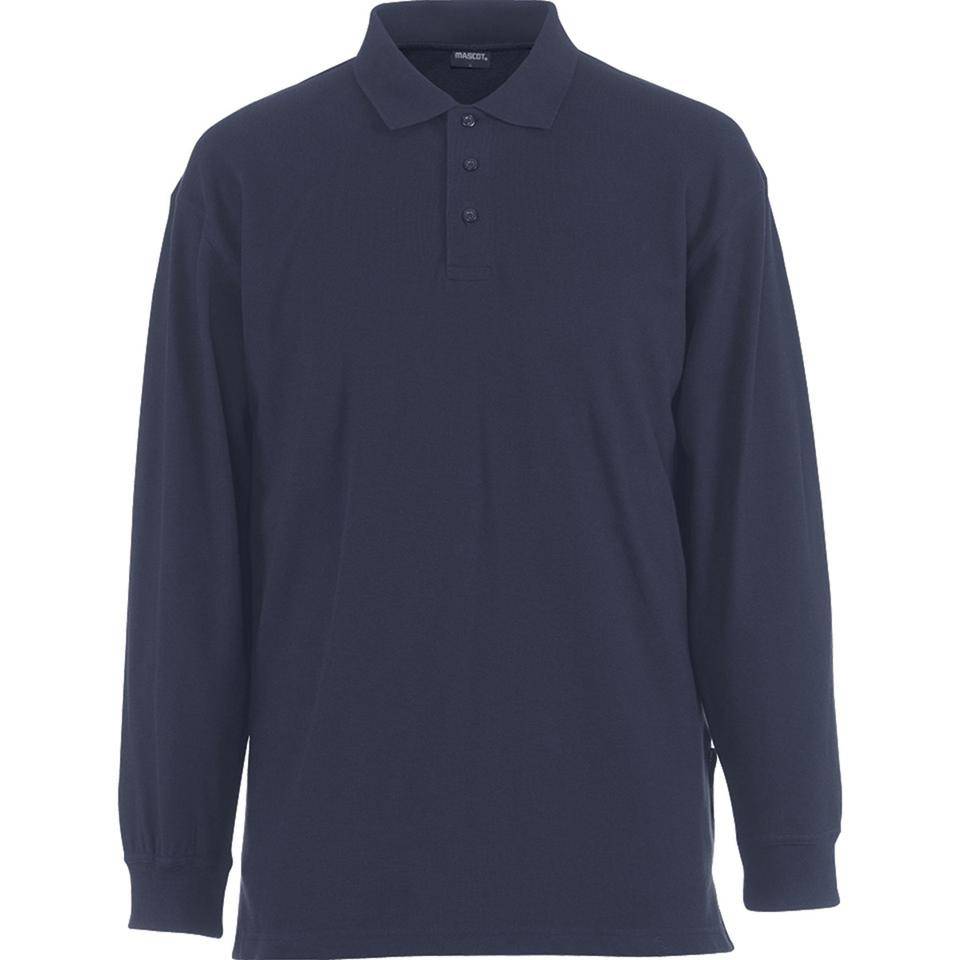 MASCOT Poloshirt Manila, Strickkragen, dunkelblau, Baumwolle, Größe S