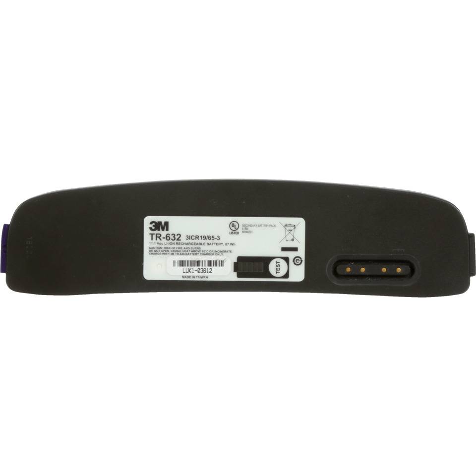 3M™ Versaflo™ Hochleistungs-Batterie TR-632, weniger als 4,5 Stunden Ladezeit