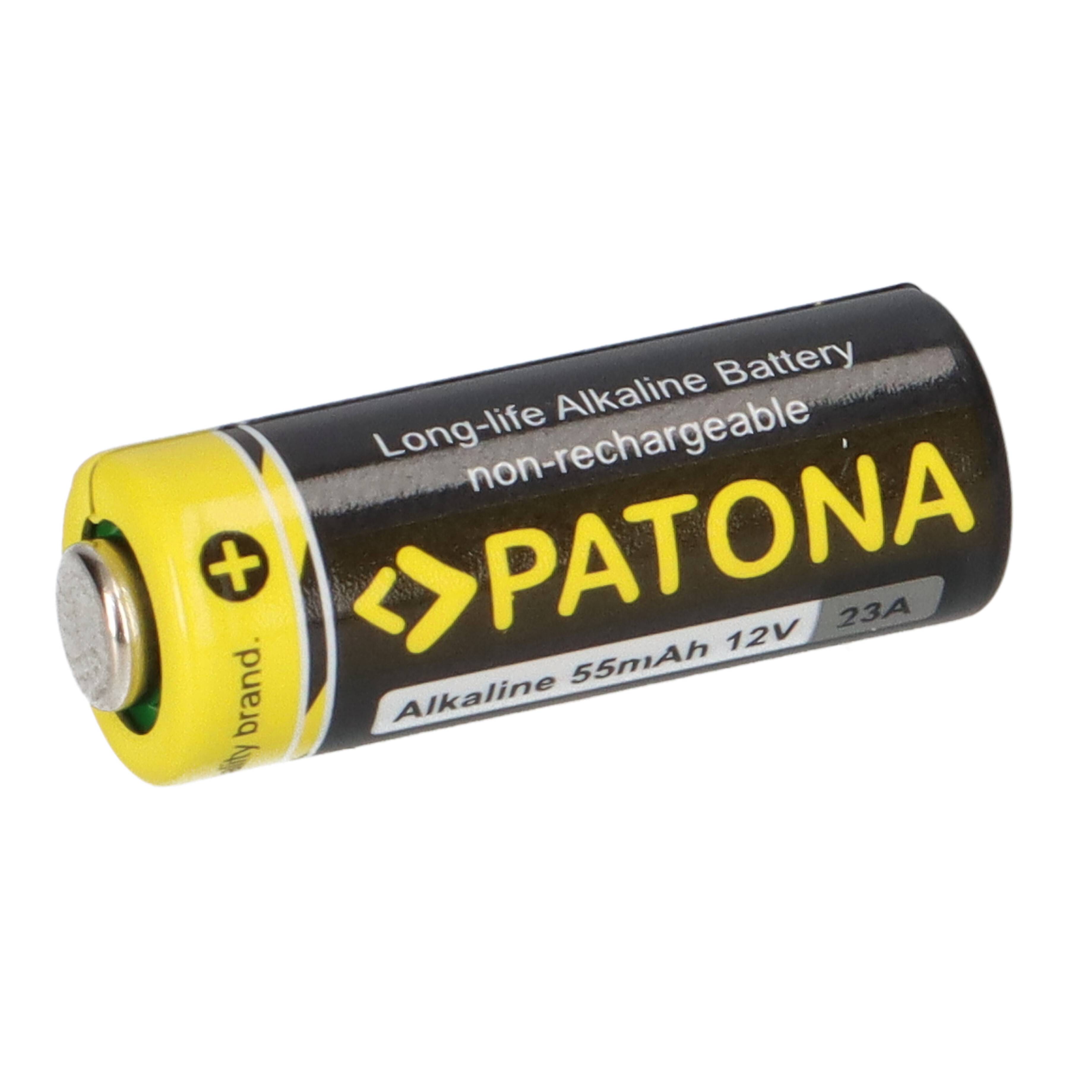 PATONA 100x (20x5 Stück) 12V 23A 23GA MN21 Spezialbatterie für Garagentoröffner, Fernbedienungen, Alarmsysteme, Bluetooth-Headset etc. kompatibel