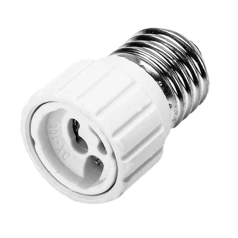 Leuchtmitteladapter Adapter Lampensockel Sockel Adaptersockel Lichtadapter LED E27 --> GU10