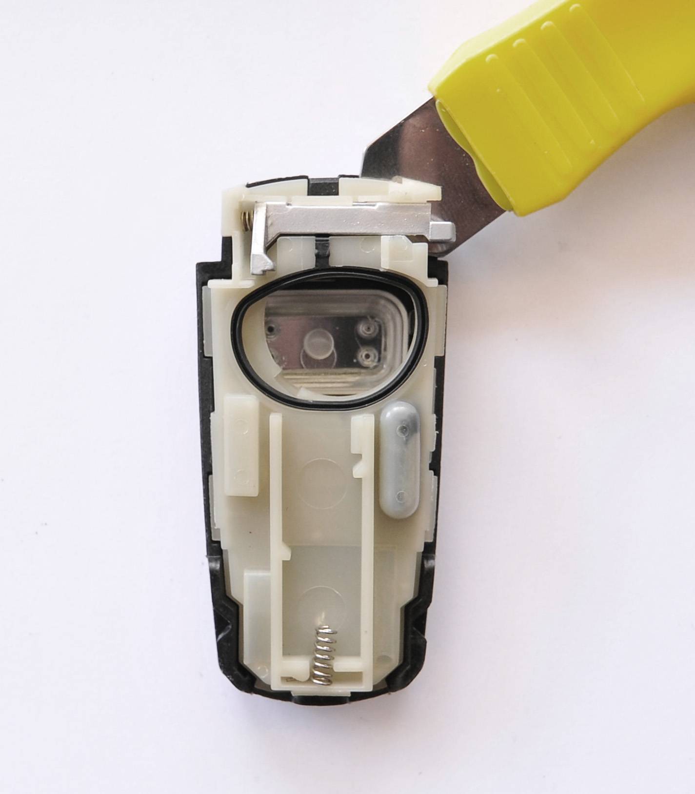 Auto Schlüssel Funk Fernbedienung 1x Smartkey Gehäuse + 1x Notschlüssel Kunststoff Rohling kompatibel mit VW Passat