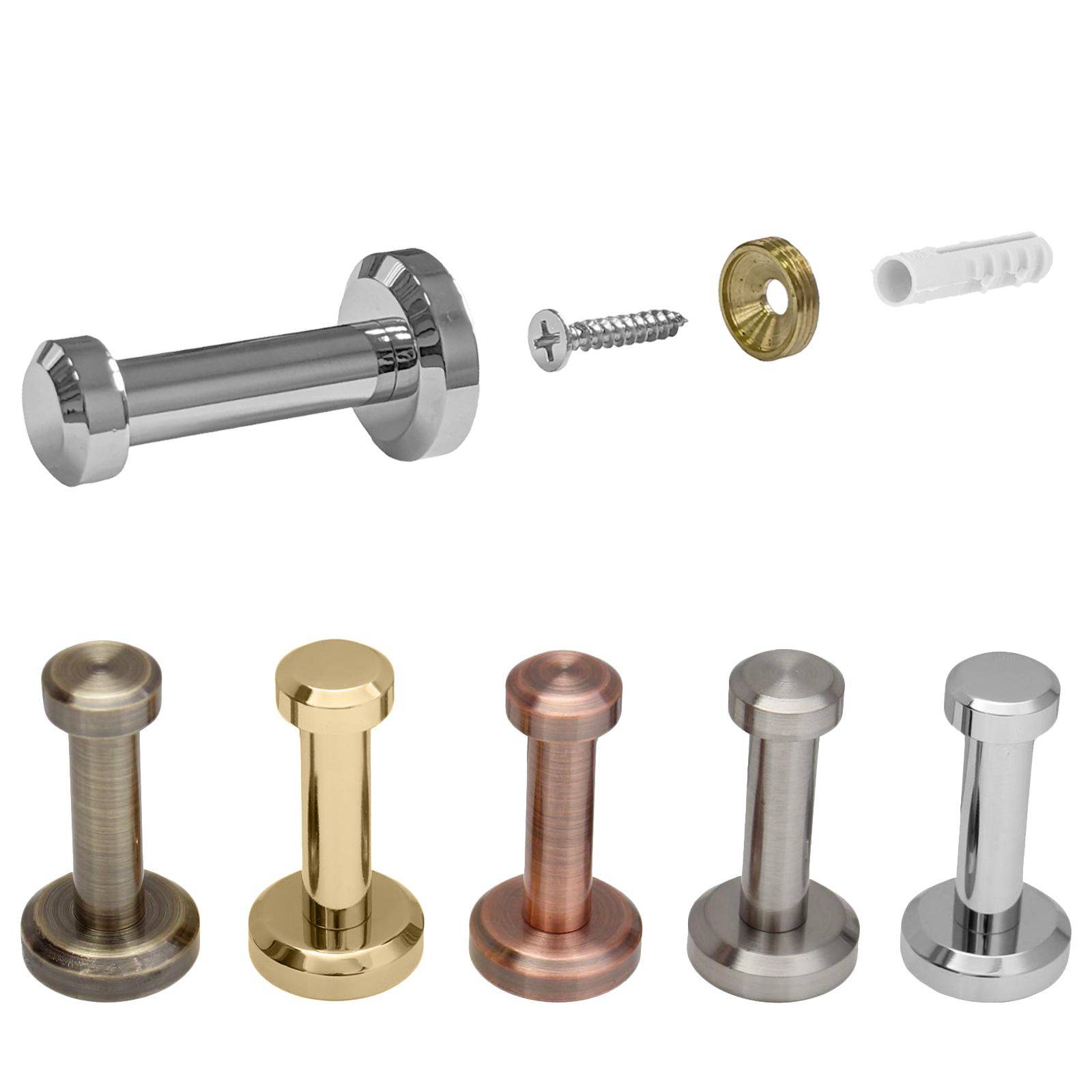 Messing Garderobenhaken Wandgarderobe Garderobe Mantelhaken Haken Edelstahl