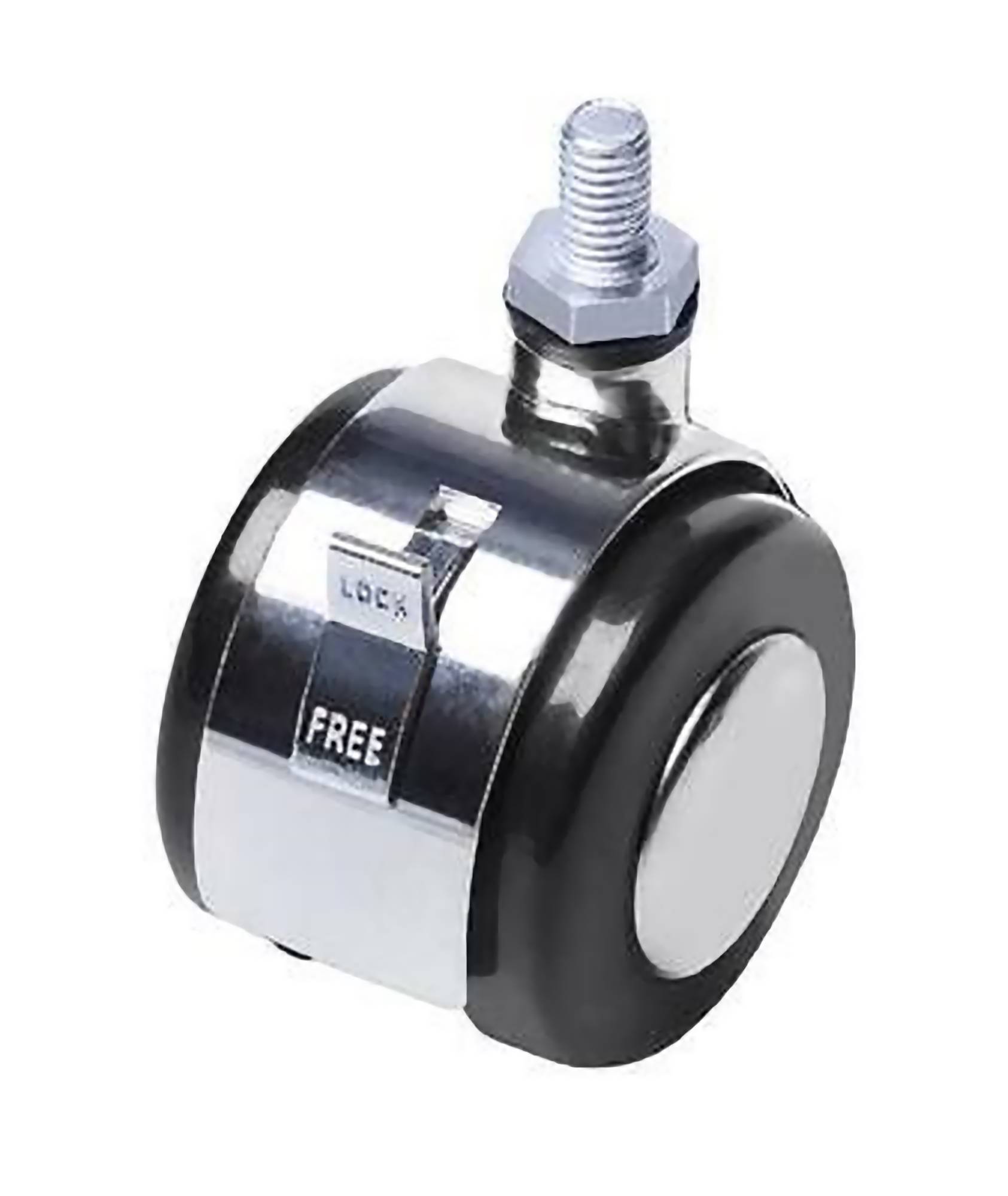 Möbelrollen Transportrollen Gewinde Möbelrolle Lenkrolle Weichbodenrollen Metall Ø50mm M8 Mit Bremse