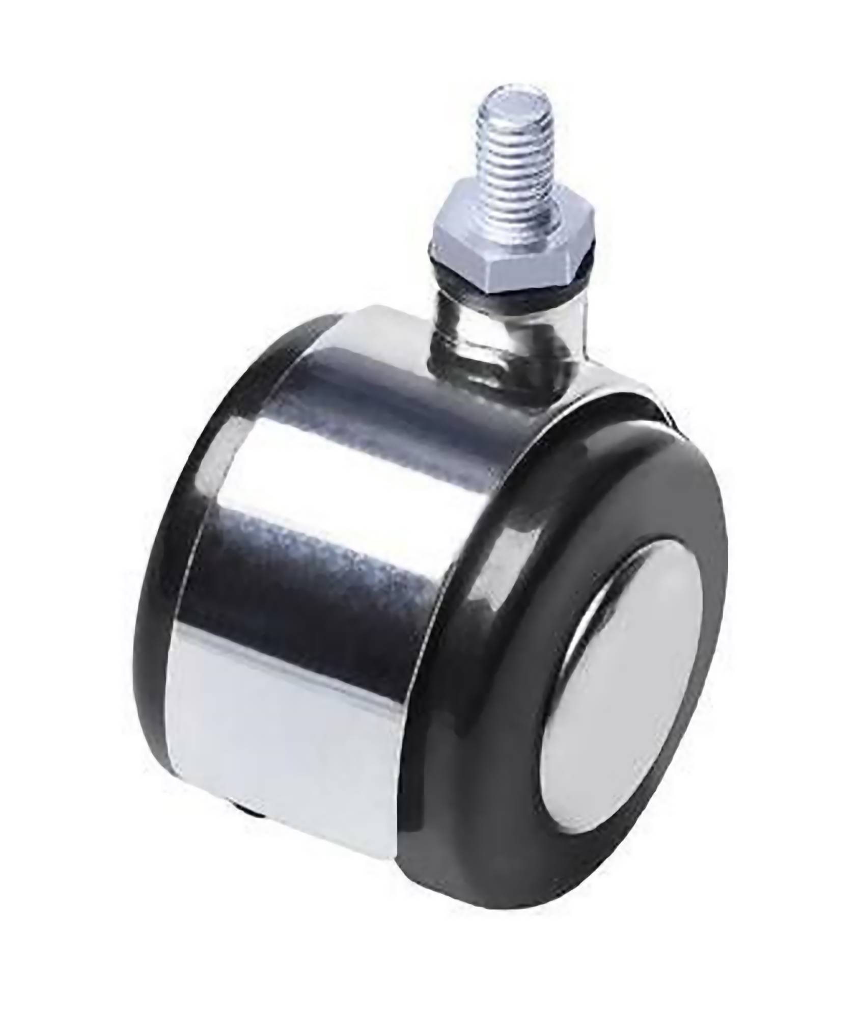 Möbelrollen Transportrollen Gewinde Möbelrolle Lenkrolle Weichbodenrollen Metall Ø50mm M10 Ohne Bremse